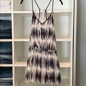 Milly tank black and white printed romper